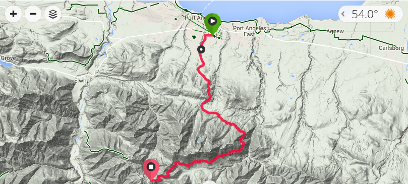 Hurricane Ridge Map